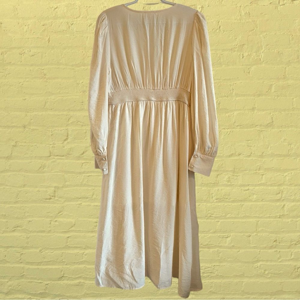 By the River Gabriella dress long billowy sleeves midi length romantic - Picture 10 of 16